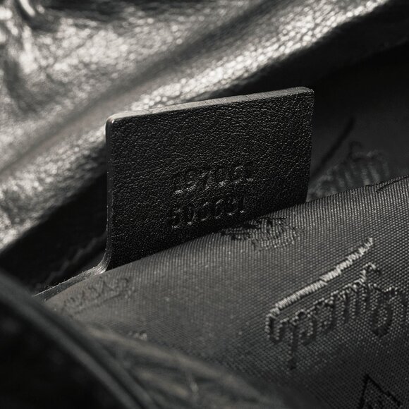 Gucci Medium Hysteria Black Leather Hobo Bag - Picture 11 of 11